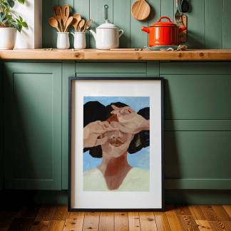 Sueño es una lámina print ilustrada a mano