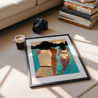 Verano lámina ilustrada Anita Trenzamundos